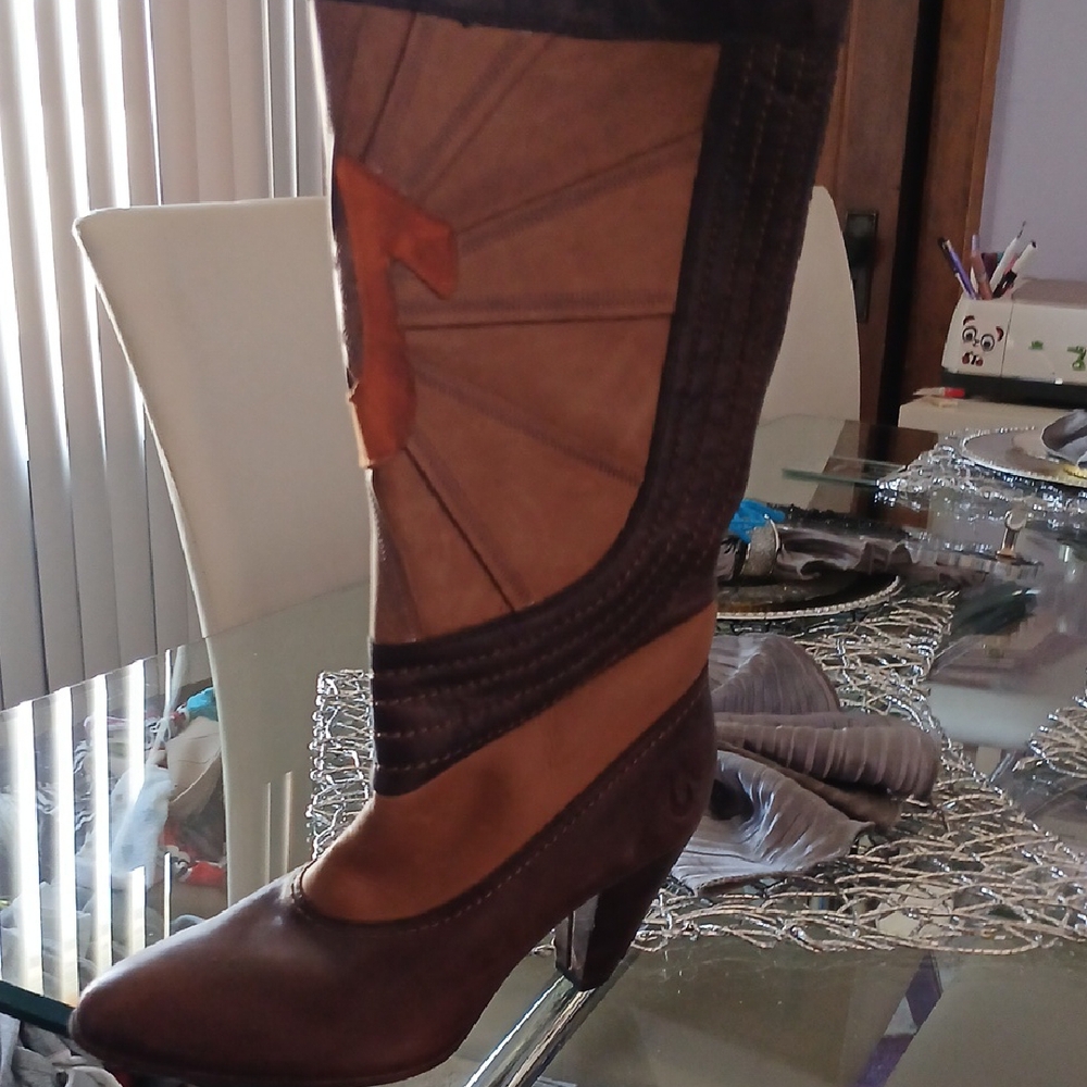 Brown Leather Women's Boots